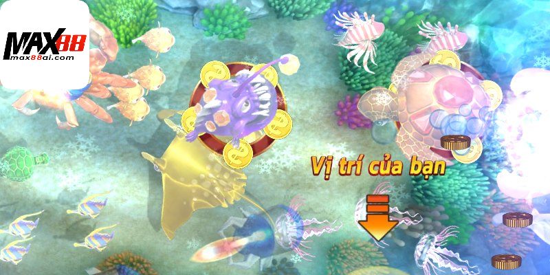 Bắn ria để tăng cơ hội nhận xu tại Max88